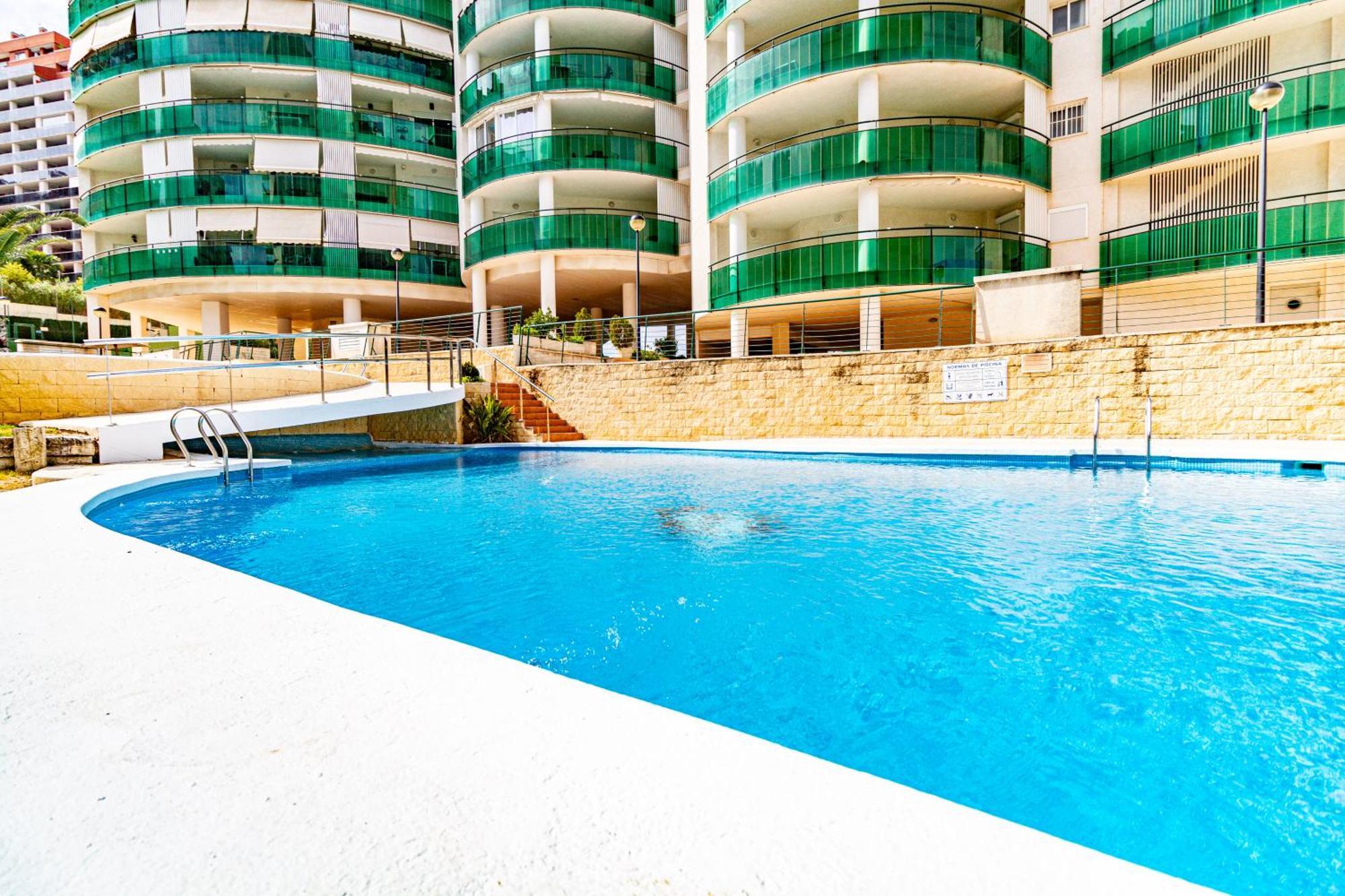 Apartment Vilapark With Pool, Free Parking, Terrace, Beach Benidorm Esterno foto
